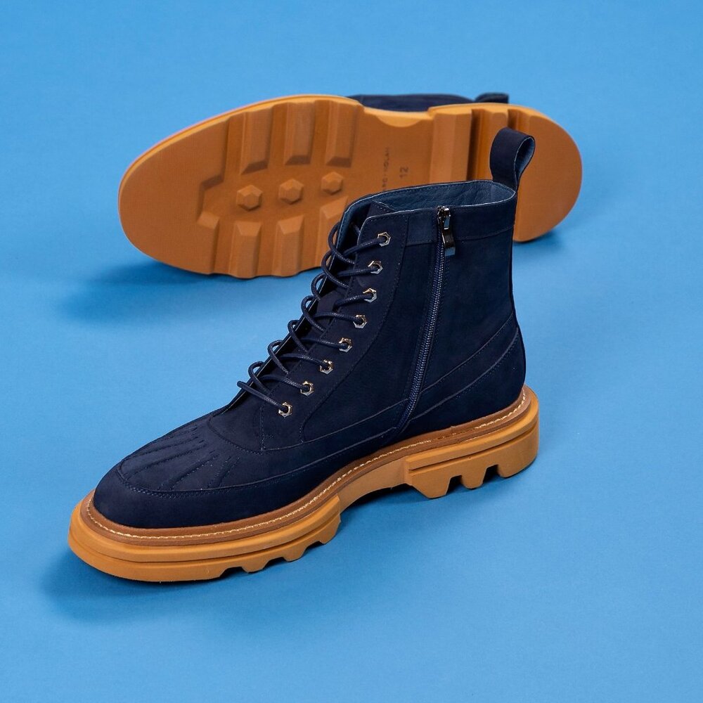 MARC NOLAN ODIN SUEDE ZIP BOOTS - SIZE 9